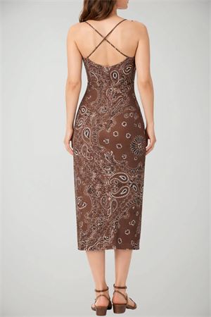 Eydis Abito Lungo Sottoveste In Raso Bandanna MC2 SAINT BARTH | Abito | EYDI00109612L